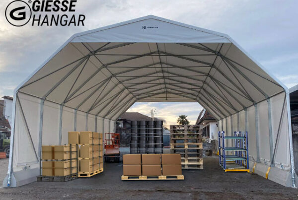 Tunnel mobili industriali: protezione immediata per mezzi e merci