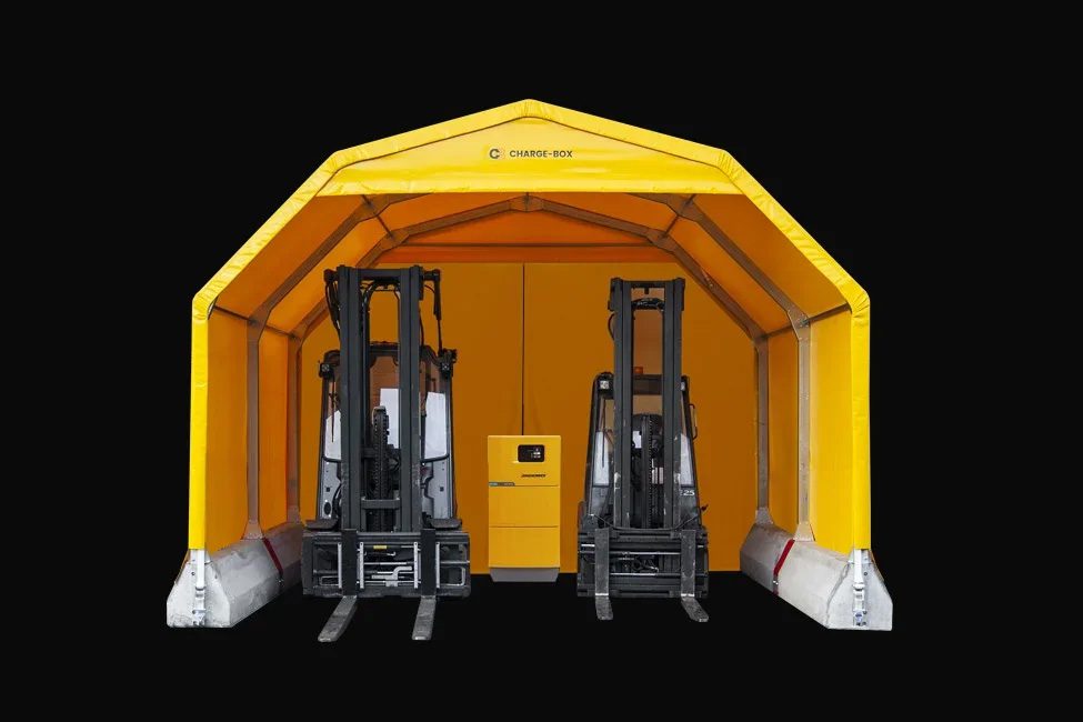 Copertura per carrelli elevatori