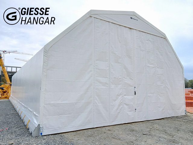 Coperture per capannoni industriali e cantieri: la rivoluzione degli HANGAR BOX®