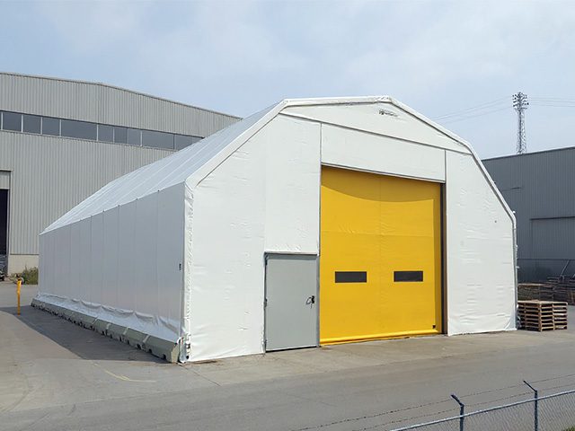 Porte per capannoni in PVC